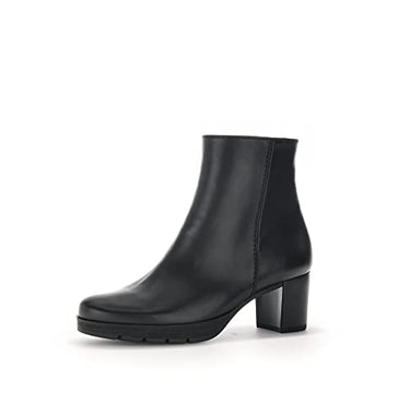 Gabor Damen Ankle Boots, Frauen Stiefeletten,Moderate Mehrweite (G),uebergangsstiefel,gefüttert,Stiefel,Bootee,schwarz (Mel.),38.5 im Sale